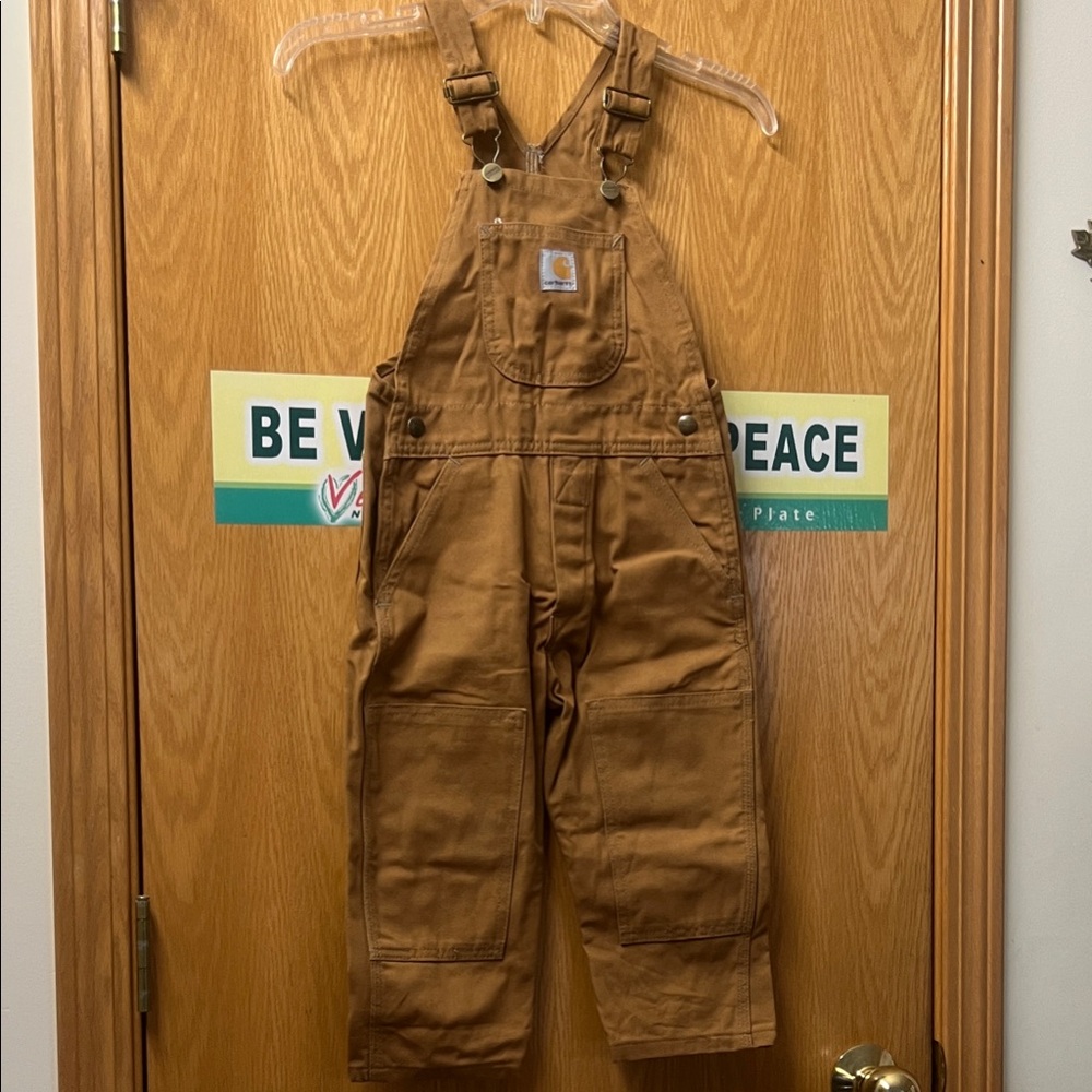 Carhartt Tan Kids Bodysuit with Pockets
